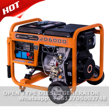 5kw air cooled open frame diesel generator for sale